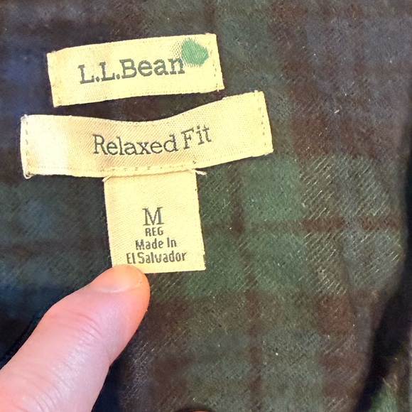 L.L. Bean Flannel Button-Down | Women's Medium | Brushed Cotton | - Picture 2 of 3
